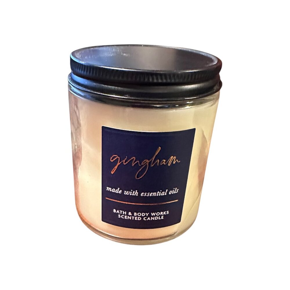 Bath and Body Works Gingham Scented Candle